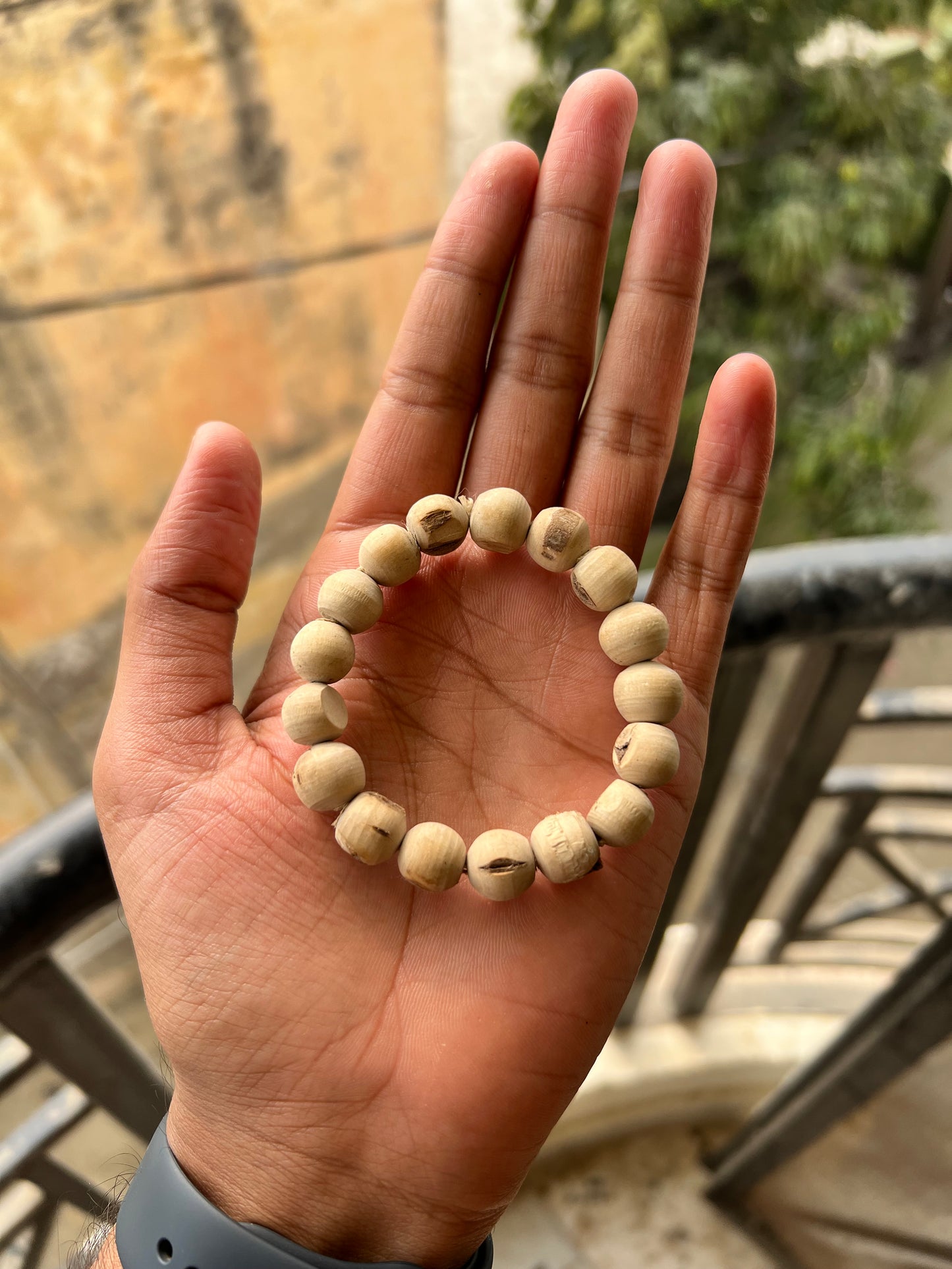 Tulsi Hand bracelet 10,12mm beads size