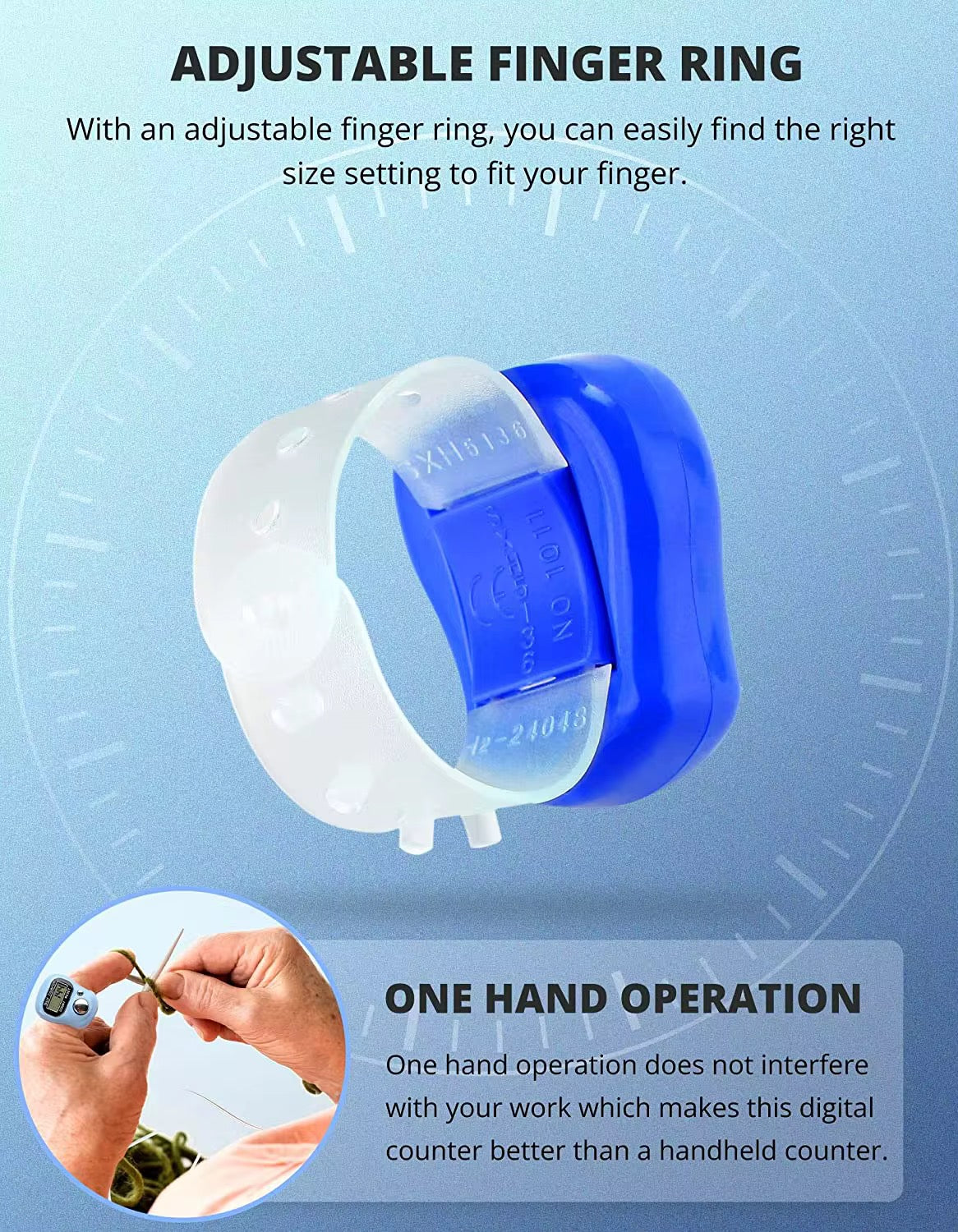 6 Pieces Multicolour Name Japa Counter Small Size