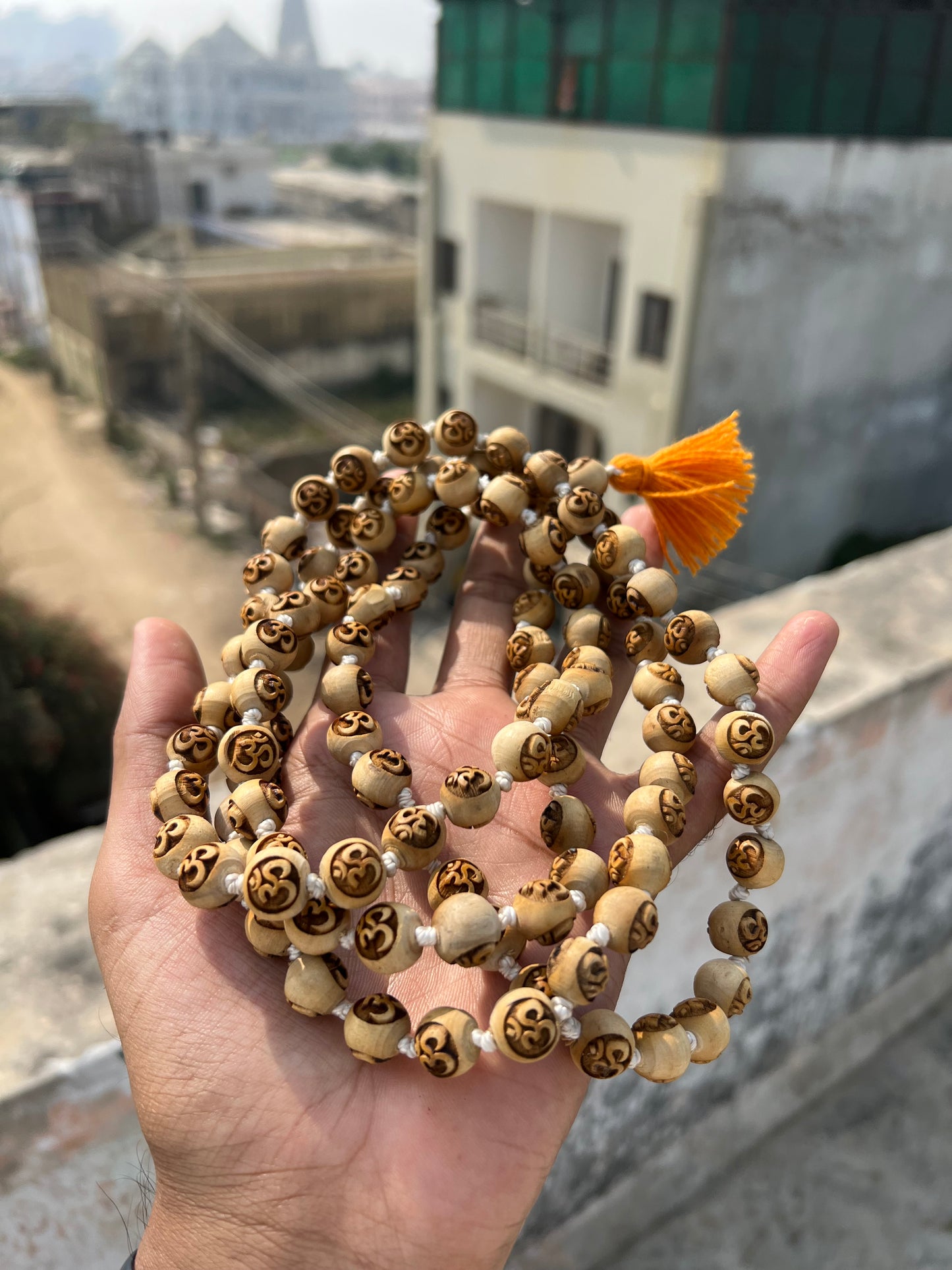 Om Tulsi Japa Mala 108+1 Beads