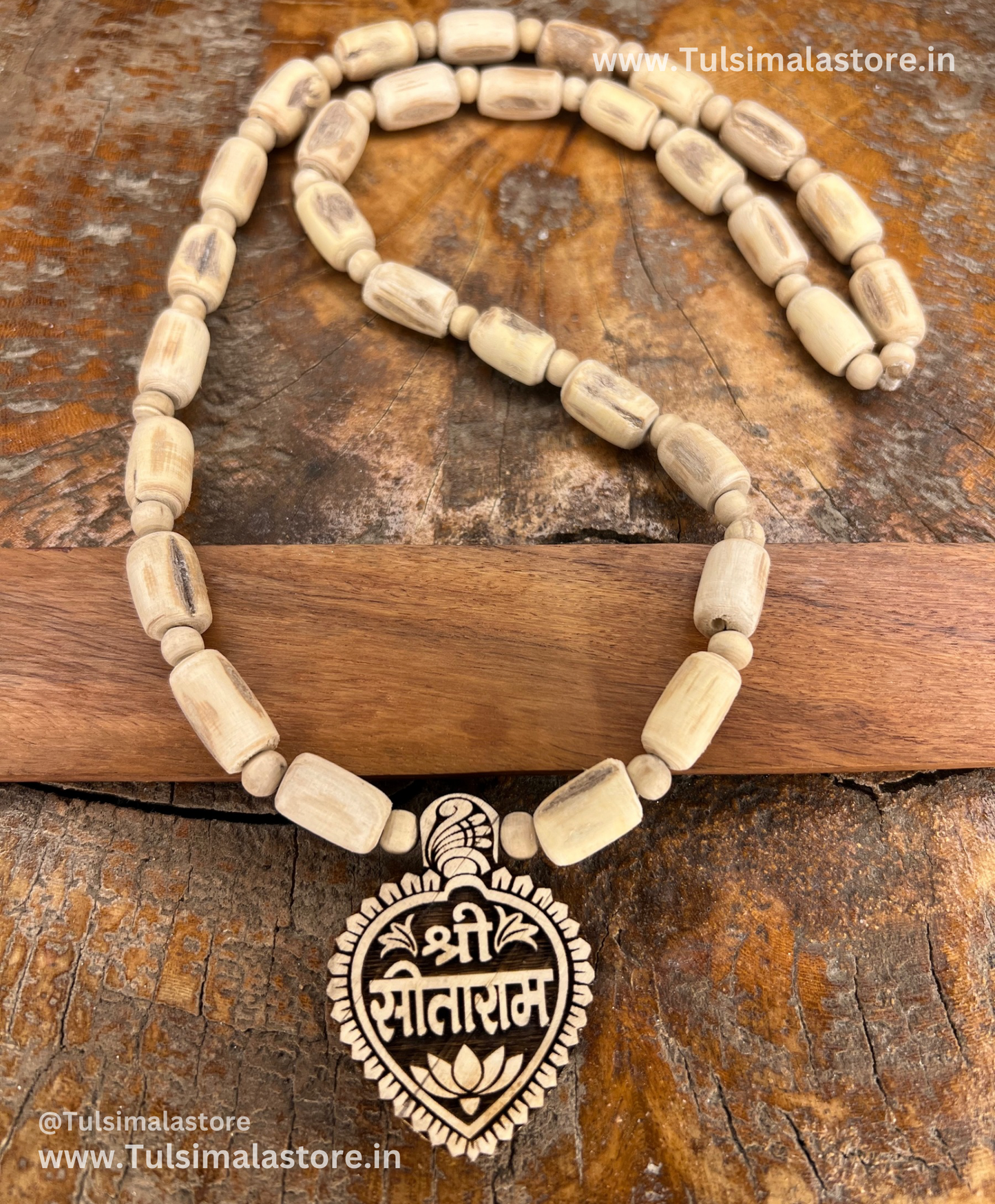 Sitaram tulsi Locket & Long Beads Tulsi Mala Original Tulsi Vrindavan