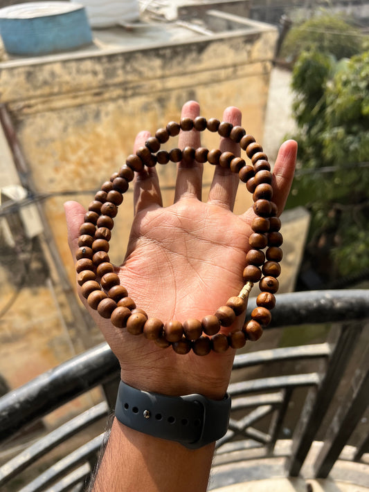 Round Beads Brown Kanthi Mala 2 Round