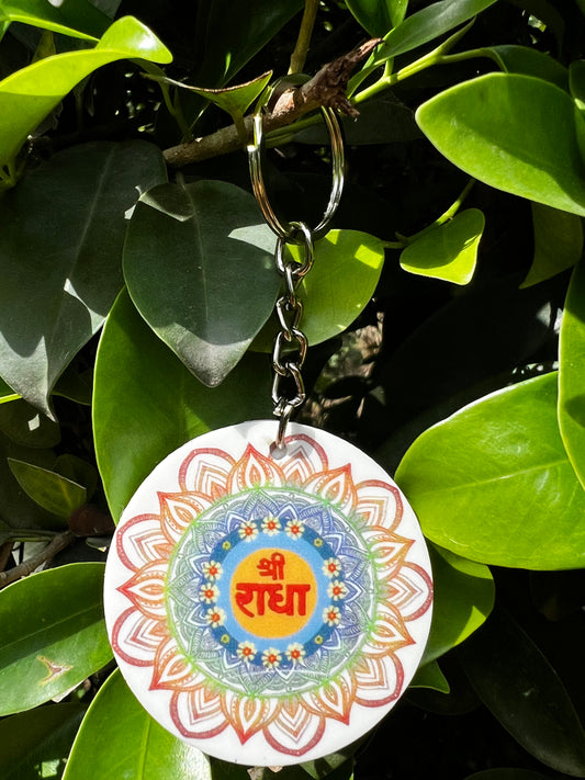 Shree Radha PVC Rubber Keychain
