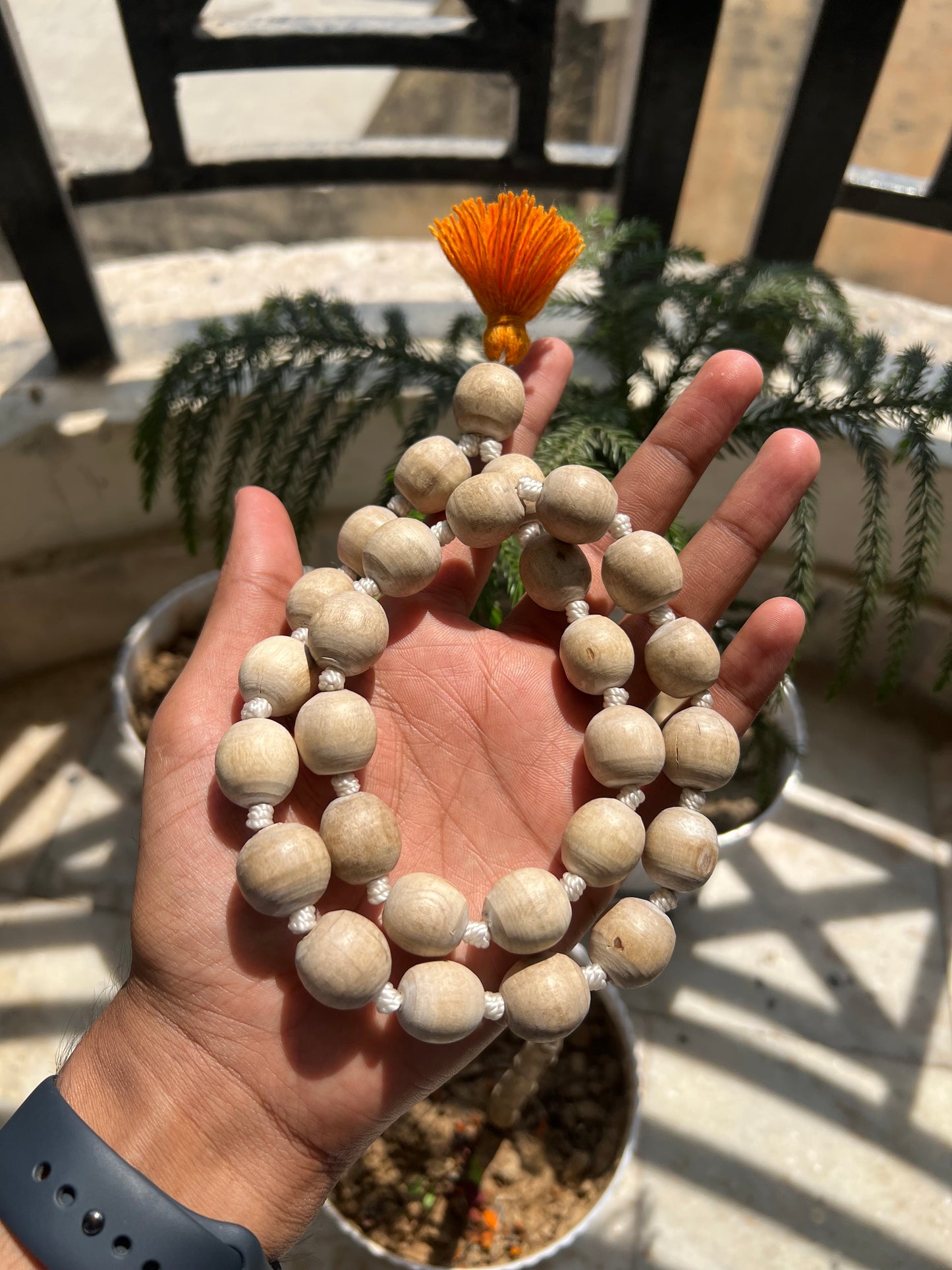 27+1 Tulsi Sumarni Japa Mala Big Size Beads 16,17mm