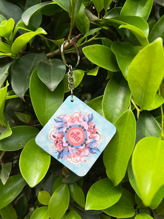 Shree Radha PVC Rubber Keychain