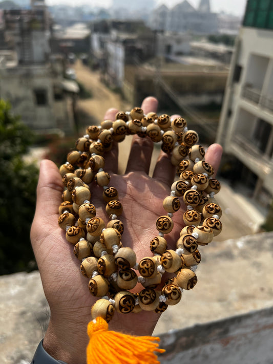 Om Tulsi Japa Mala 108+1 Beads