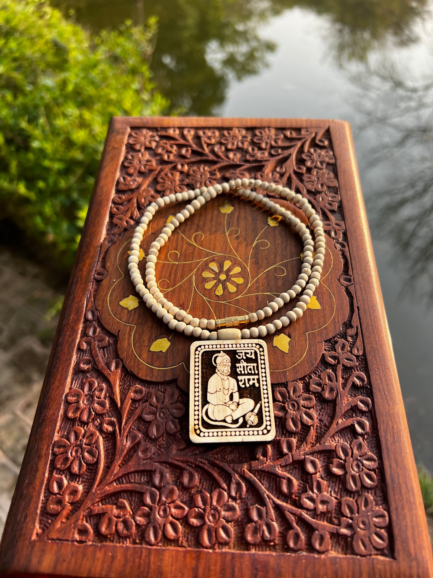 Hanuman Ji Tulsi Locket – Original Tulsi Beads and Tulsi Locket from Vrindavan