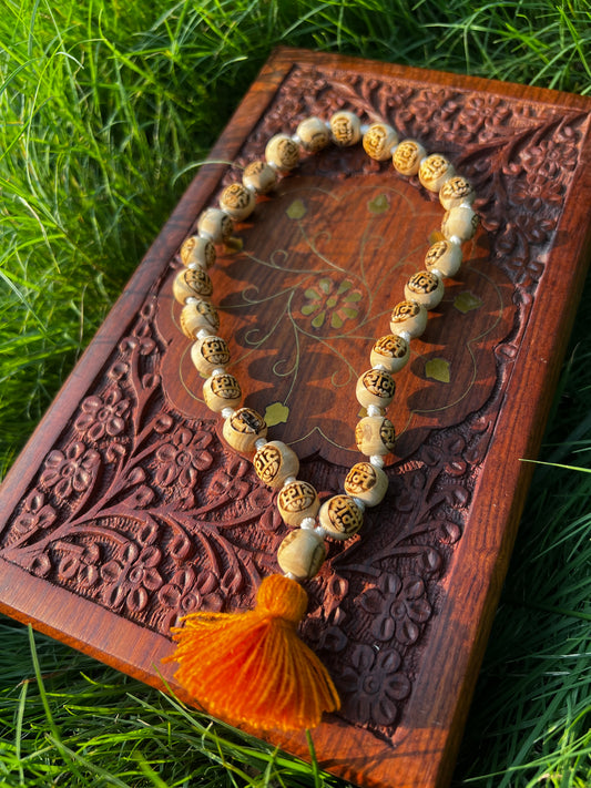 27+1 Tulsi Beads Ram Name Orginal Tulsi Japa Mala