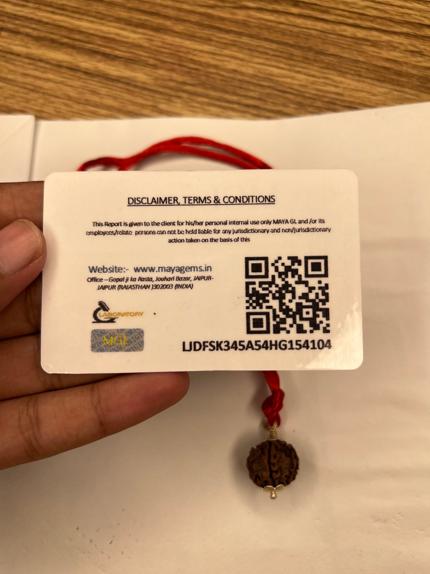 5 Mukhi Nepali Rudraksh- Paanch Mukhi With Lab Tested Certificate