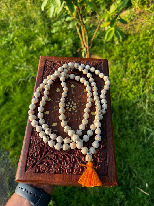 108+1 Tulsi Beads Japa Mala Small Beads 7,8mm