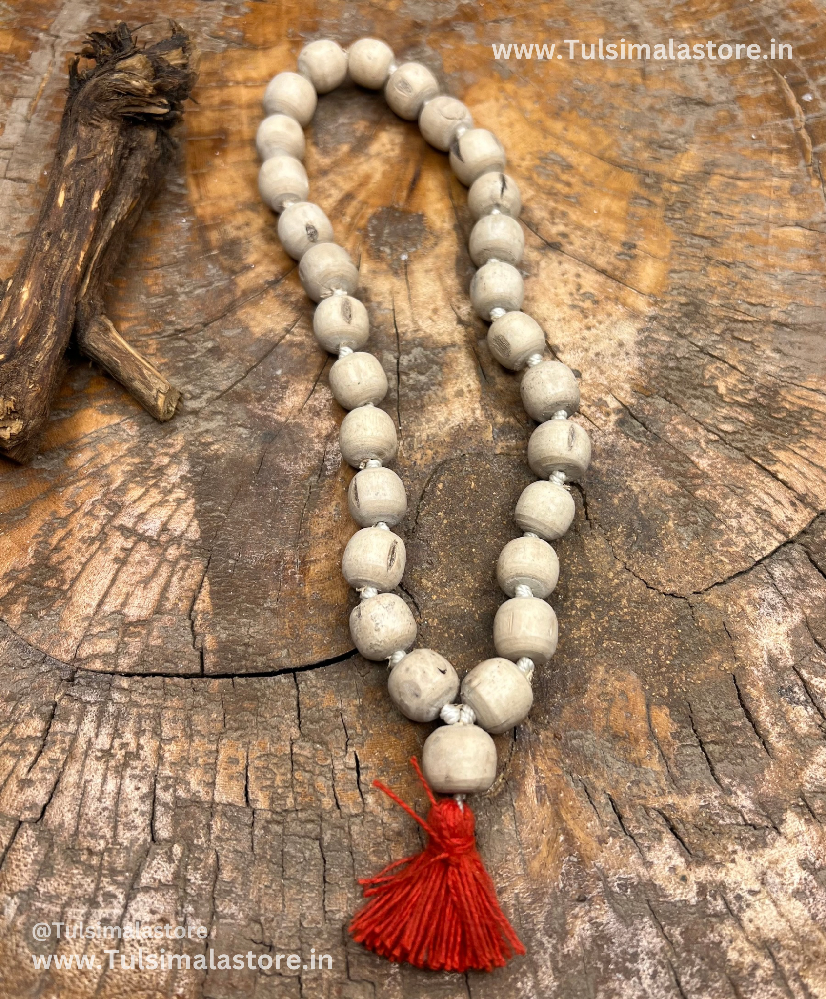 27+1 Tulsi Beads Japa Mala Big Size Beads (13,14mm