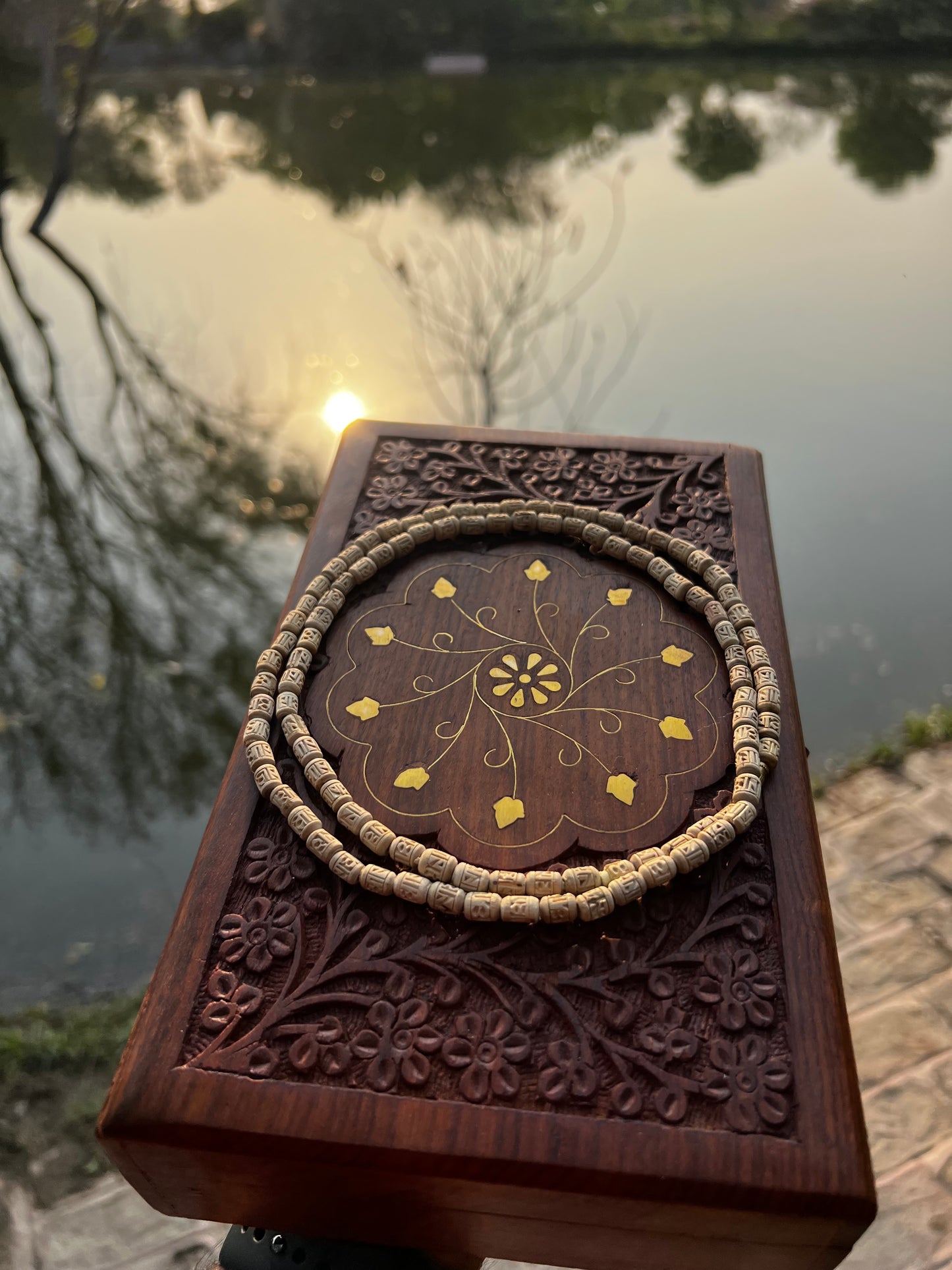 2 Round Radha Name Kanthi Mala