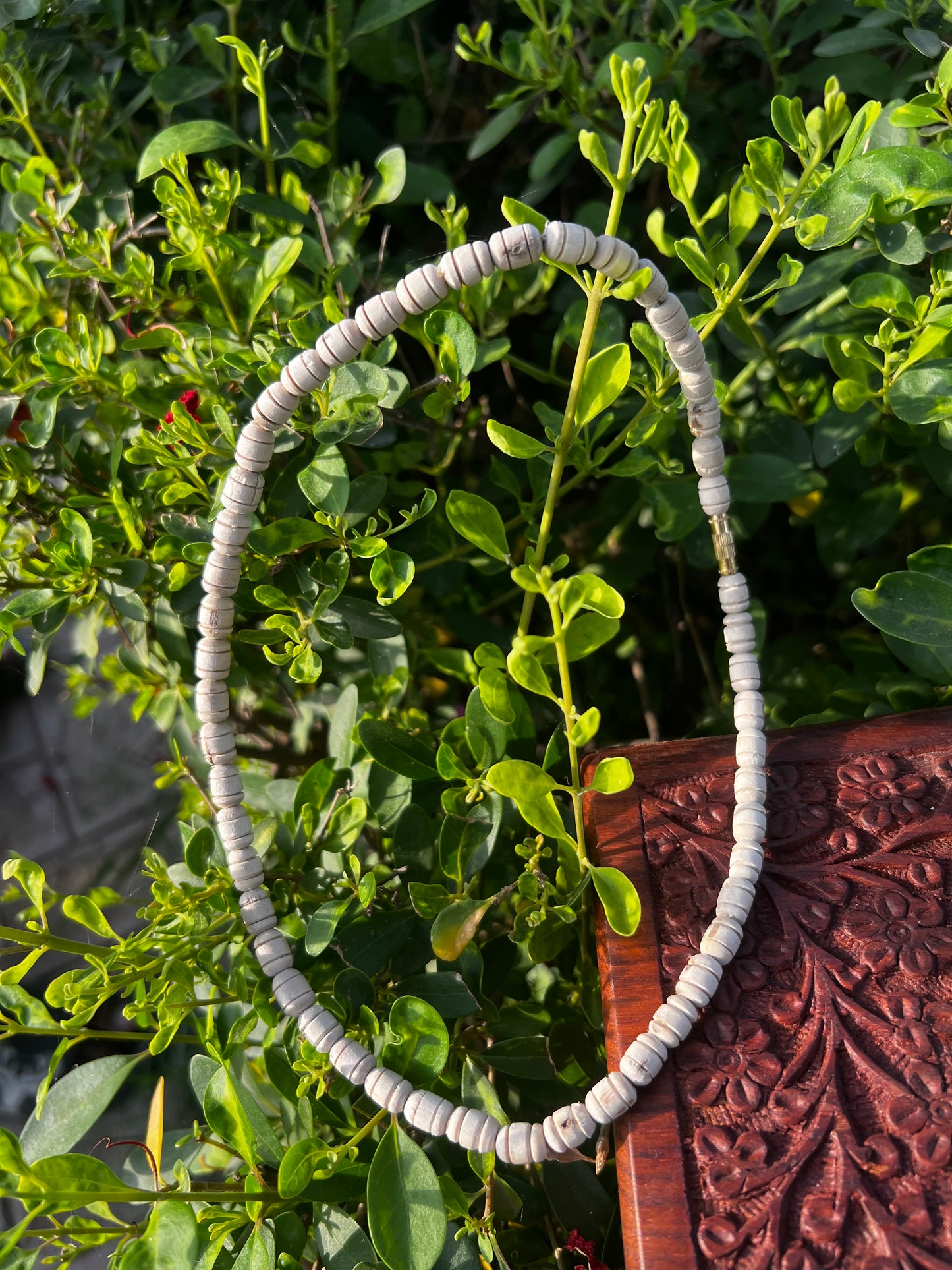 1 Round Long Beads Tulsi Kanthi Mala Line Beads