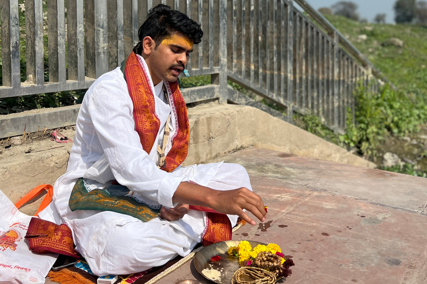 तुलसी माला पूजन