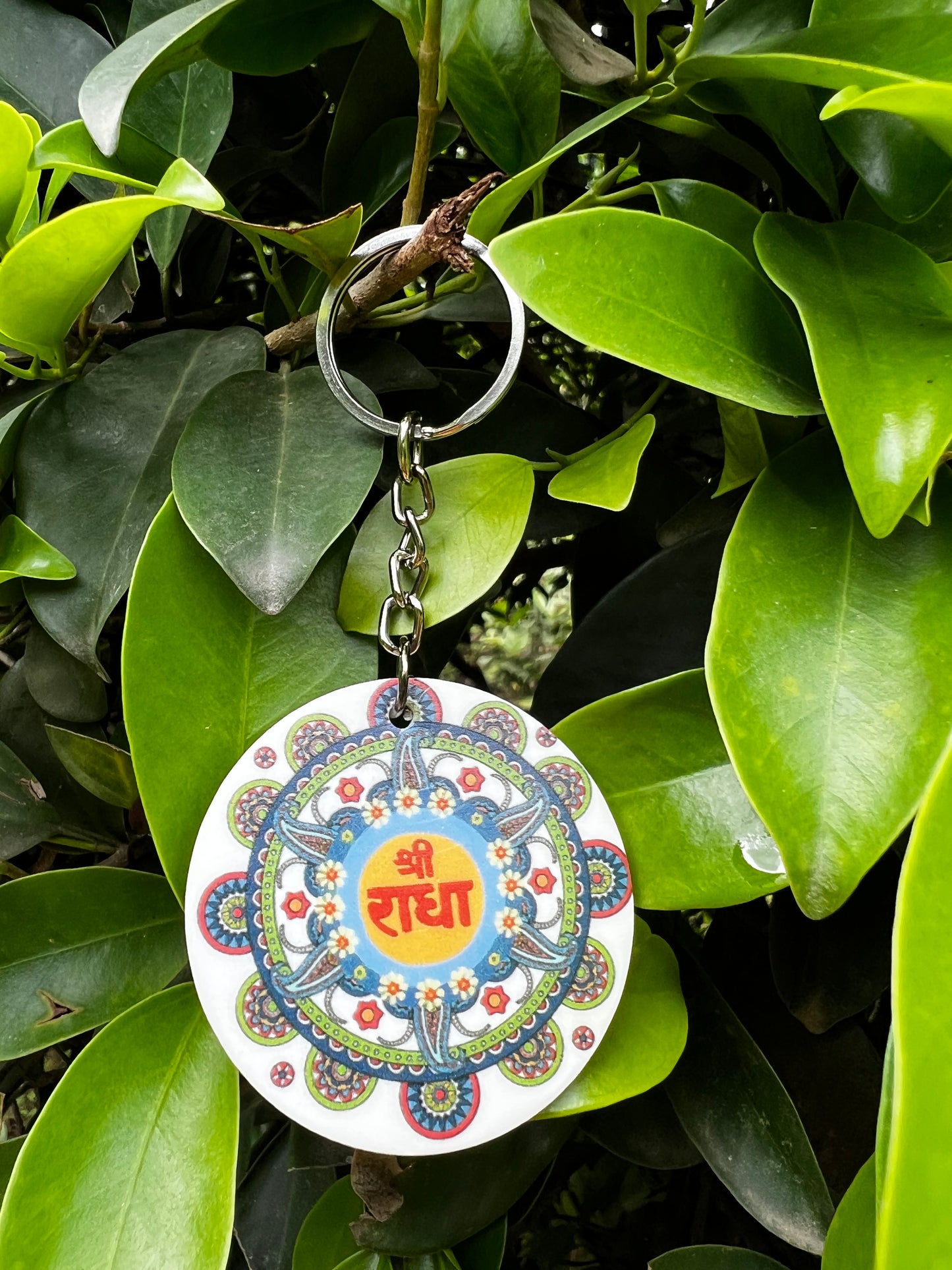 Shree Radha PVC Rubber Keychain