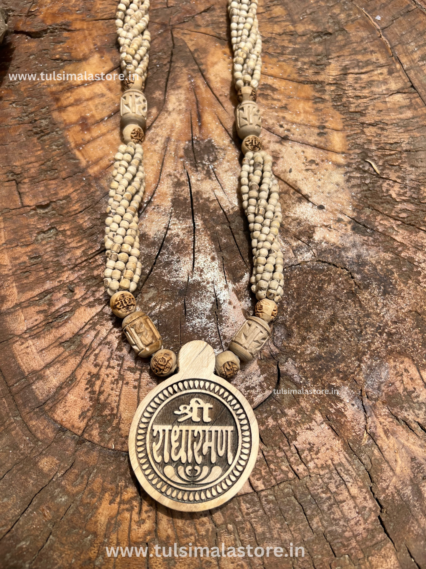 Shri RadhaRaman Tulsi Locket & 8 Mala Combination Tulsi Mala