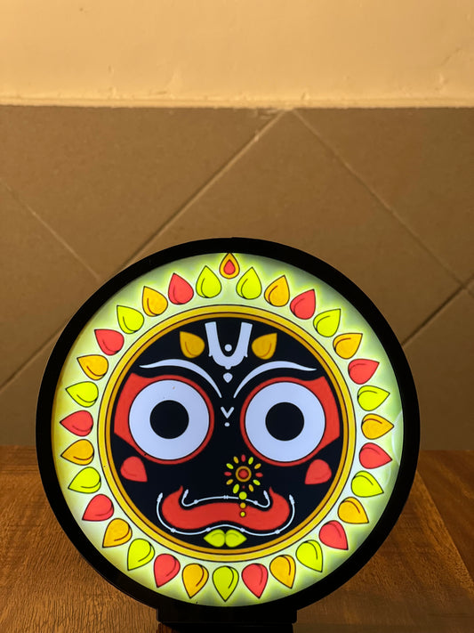 Jagannath ji Table Round Led Frame 5.5inch