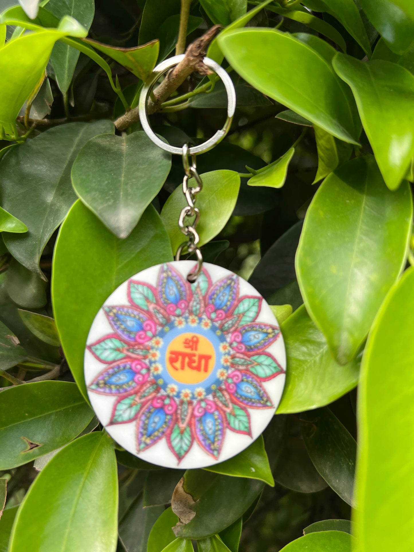 Shree Radha PVC Rubber Keychain