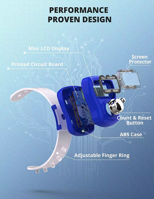 6 Pieces Multicolour Name Japa Counter Small Size