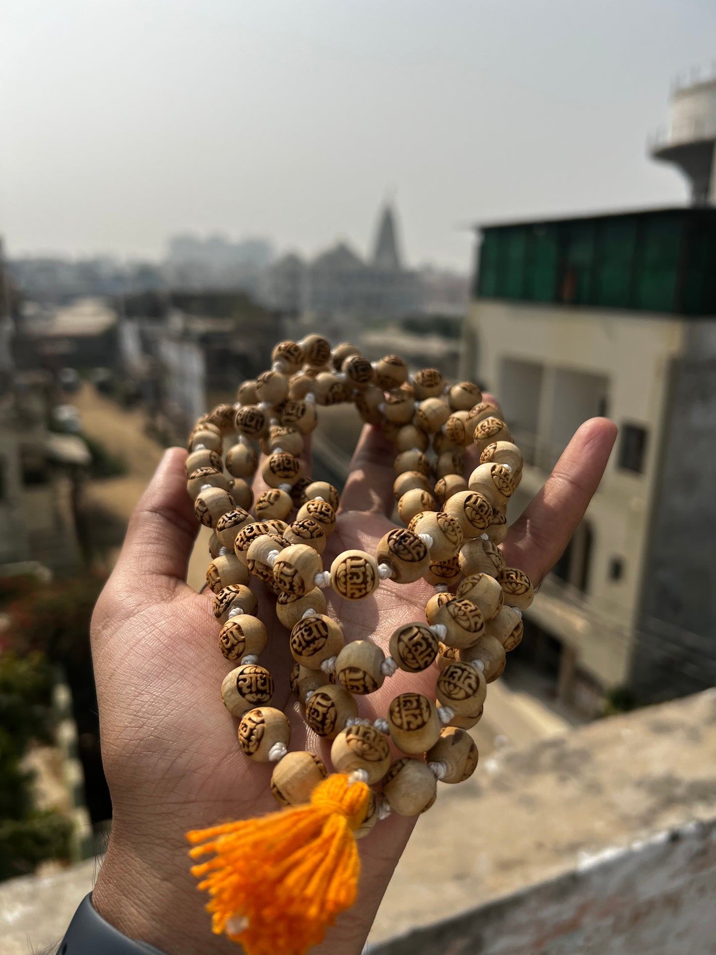 Radha Krishna Tulsi Japa Mala 108+1 Beads