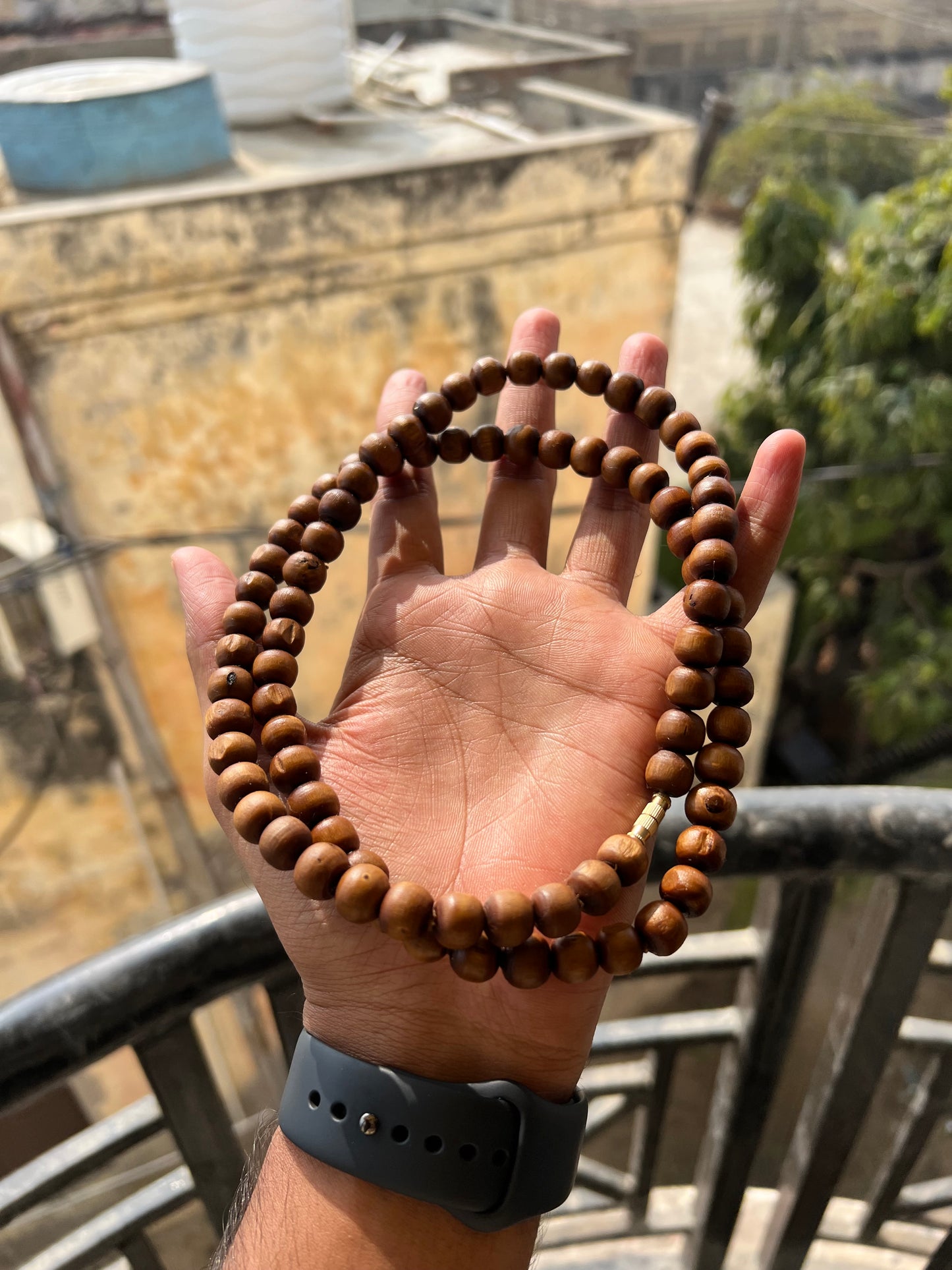 Round Beads Brown Kanthi Mala 2 Round