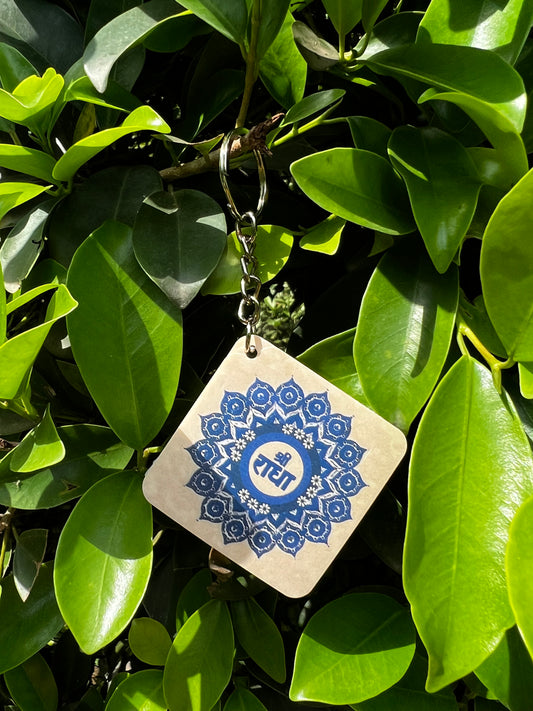 Shree Radha PVC Rubber Keychain