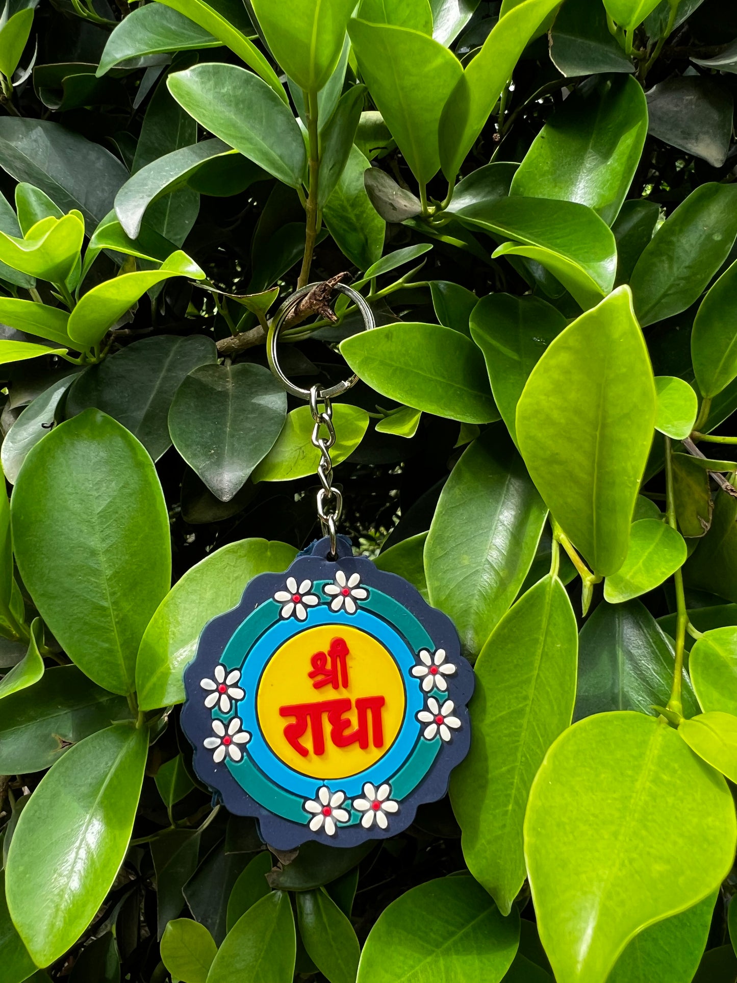 Shree Radha PVC Rubber Keychain