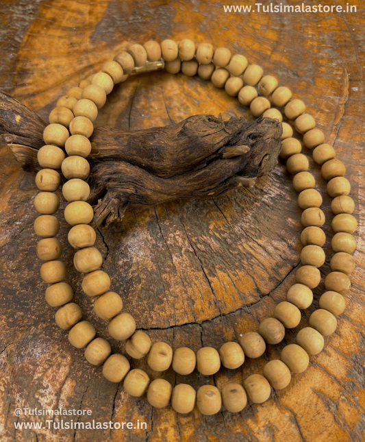 2 Round Kanthi Mala (11mm) Original Tulsi Beads Mala