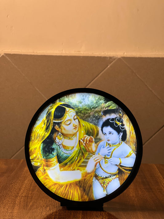 Damodar Leela Table Round Led Frame 5.5inch