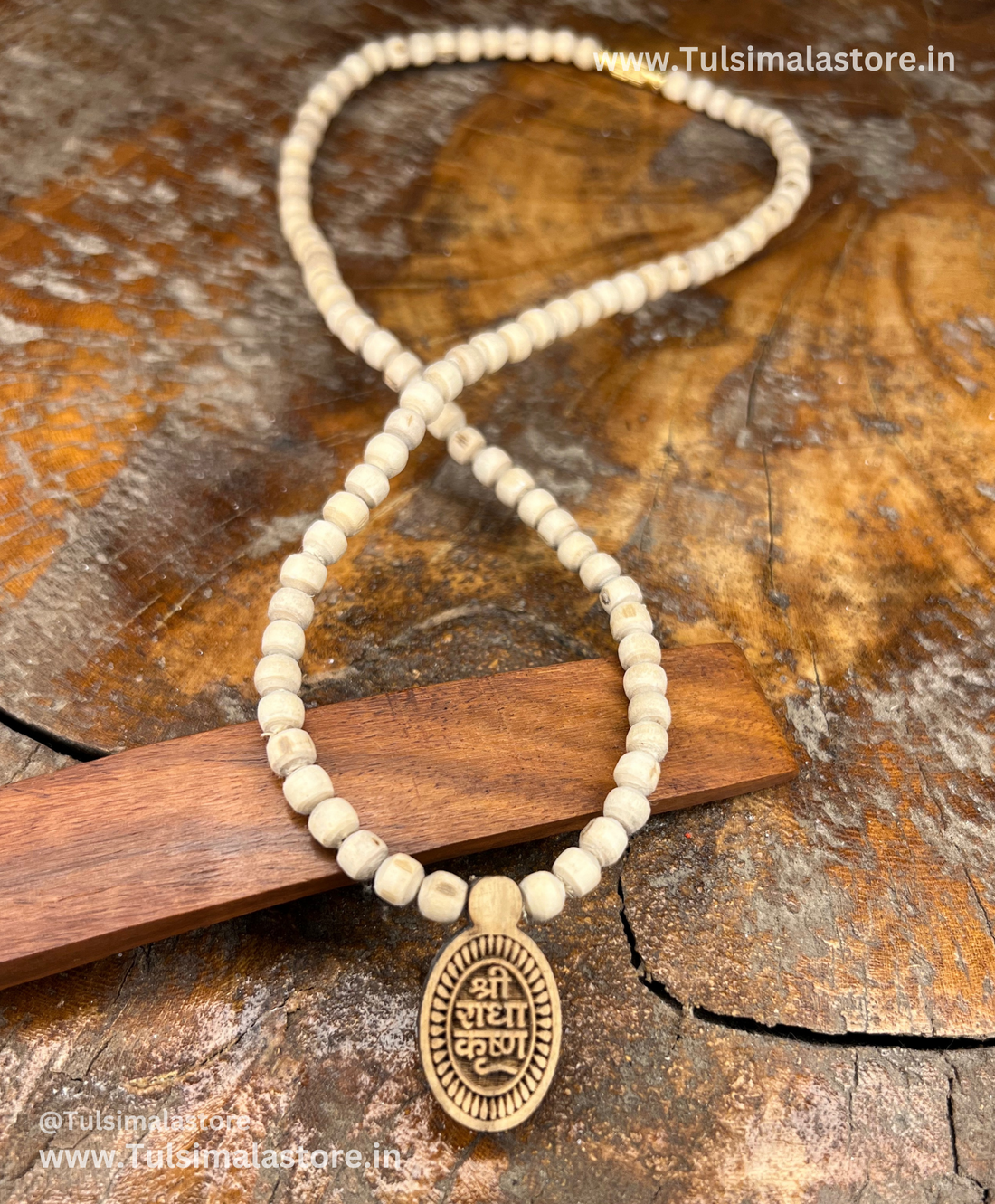 Radha Krishna Tulsi Locket Kanthi Mala