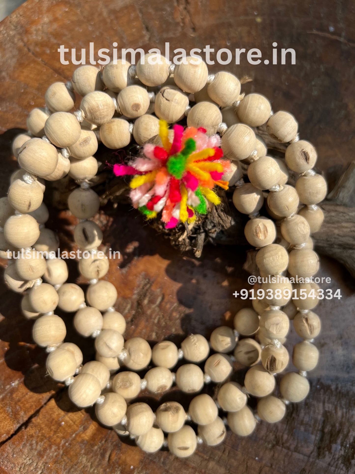 108+1 Orginal Tulsi Beads Japa Mala