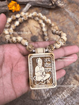 Hanuman Ji Locket Tulsi Mala Ram Name Beads