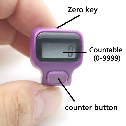 Small Ring Counter Digital Counter Naam Japa ( Multicolours)