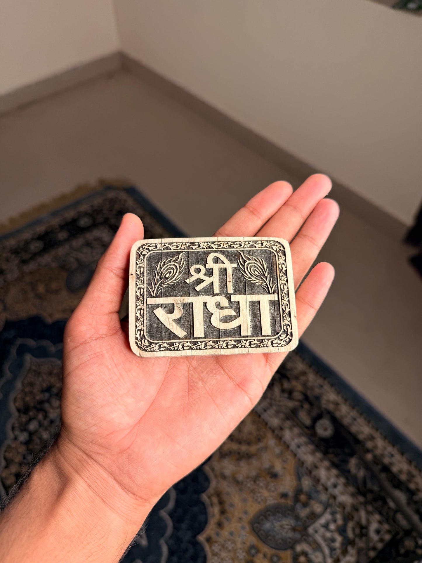 Shri Radha Name Seva Original Tulsi Wood Vrindavan