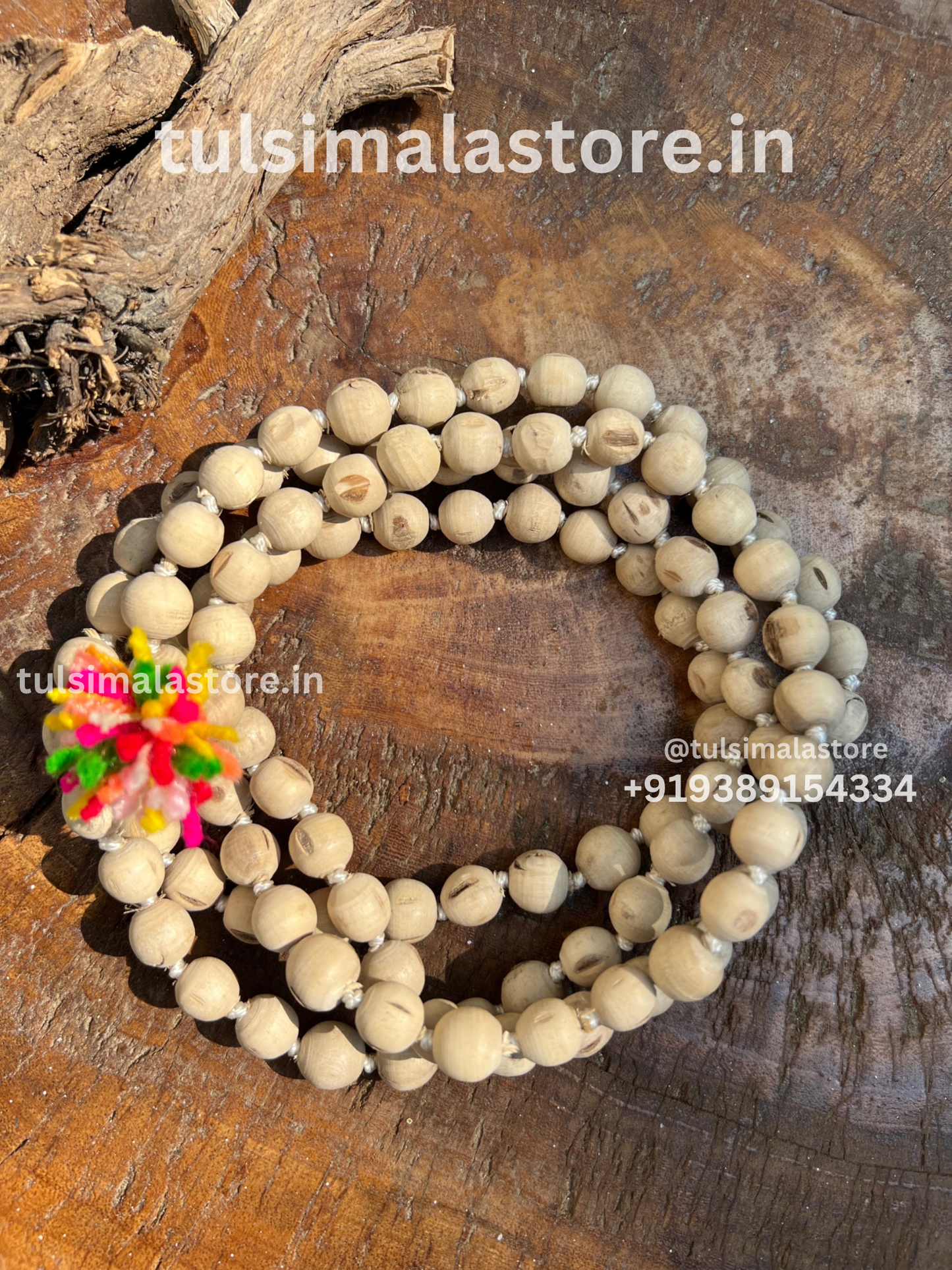 108+1 Orginal Tulsi Beads Japa Mala