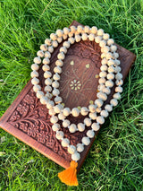(Radhakund Prasadi)108+1 Original Tulsi Beads Japa Mala 10,11mm