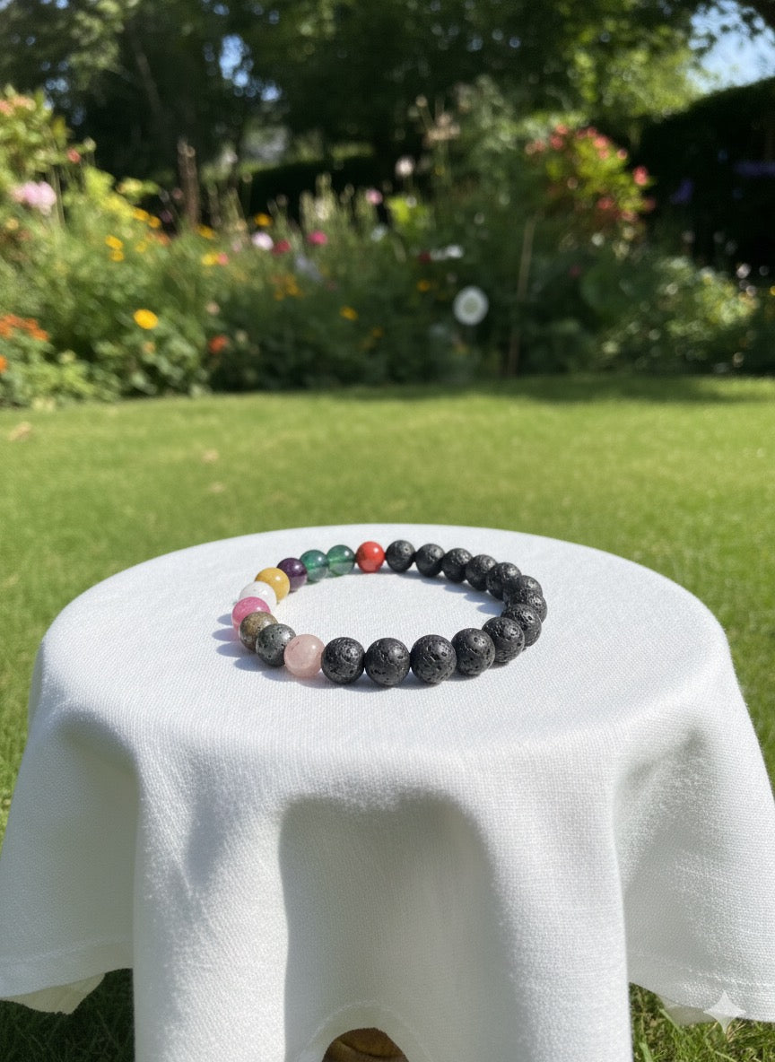 9 Chakra Healing Stretchable Bracelet - Protection, Energy Balance & Vitality Booster
