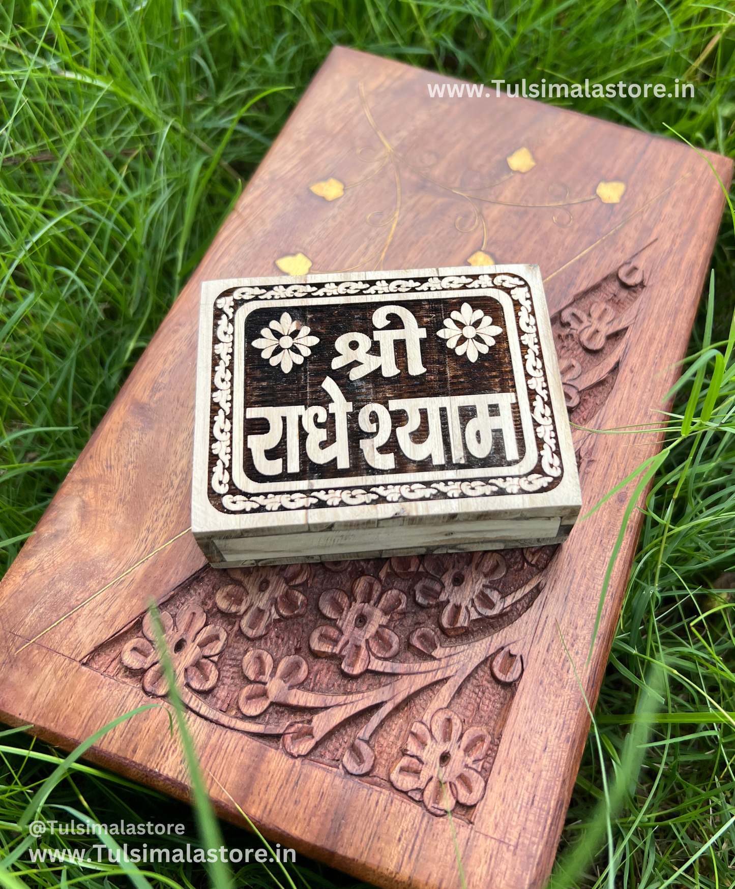 Shri Radheshayam Name Bhaktmaal Tulsi Name Seva  Big Size 3x2.5inch