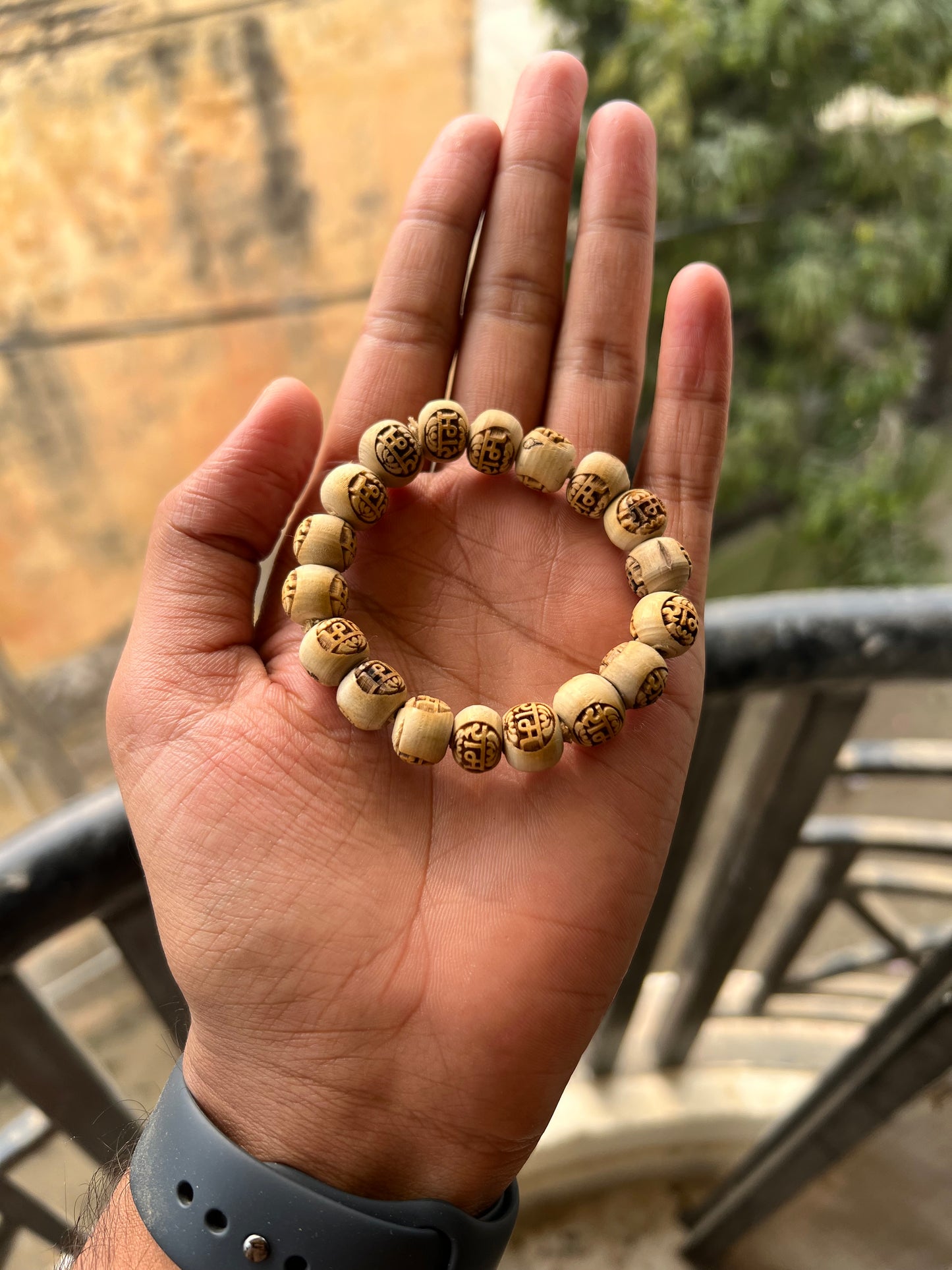 Ram Name Tulsi Beads Hand bracelet