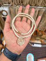 Shri Radha Original Tulsi Locket Kanthi Mala Round Beads 1 Round
