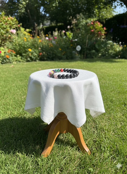 9 Chakra Healing Stretchable Bracelet - Protection, Energy Balance & Vitality Booster