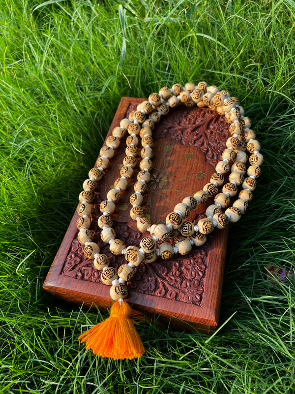 108+1Radha Name Tulsi Beads Japa Mala tulsi