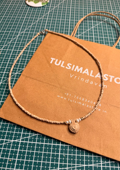 Shri Radha Tulsi Locket Small Beads Kanthi Mala