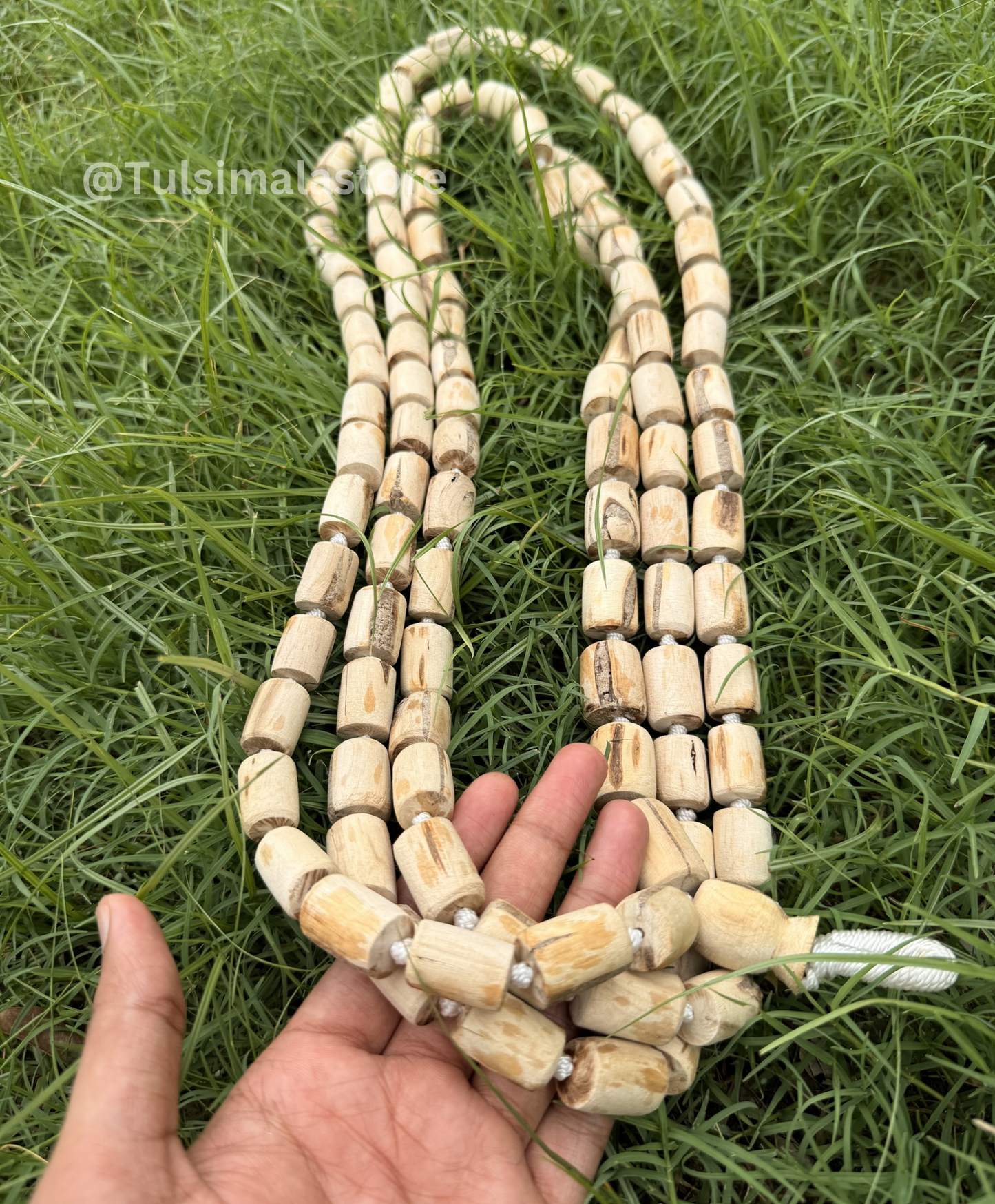 Long Beads Tulsi Japa Mala 108 Beads Original Tulsi Japa Mala
