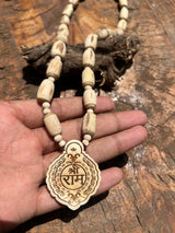 Shree Ram Tulsi Locket & Long Beads Tulsi Mala (22inch)