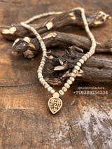Radha Name locket & Round Beads Kanthi Mala