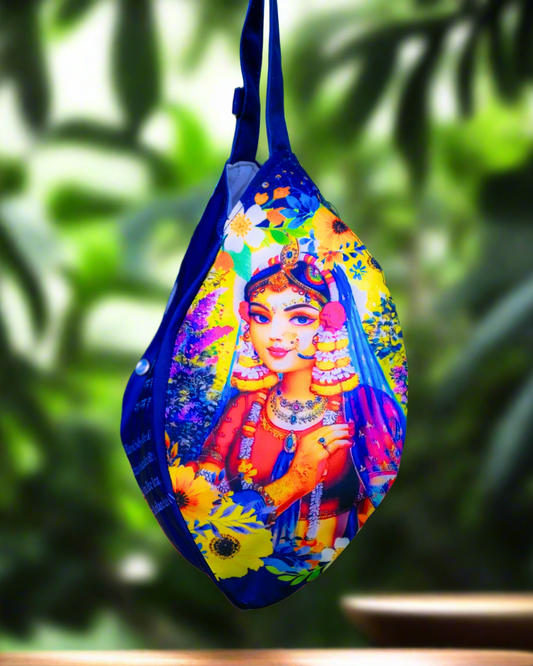 Shree Radha Printed Japa Bag