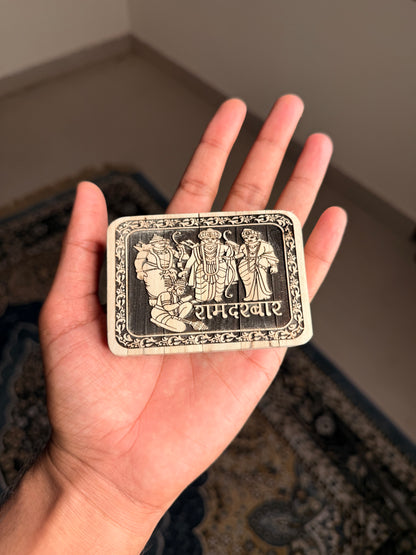 Shri Ram Darbar Name Seva Original Tulsi Wood