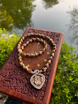 Radhakrishna Tulsi Locket & Radha Tulsi Beads Mala
