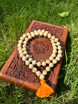 54+1 Tulsi Beads Japa Mala 10,11mm Size Original Tulsi beads