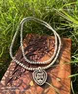 Original Tulsi Kanthi Mala with Shri Radharaman Locket